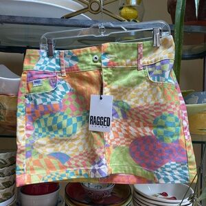 The Ragged Priest Twist Mini Skirt